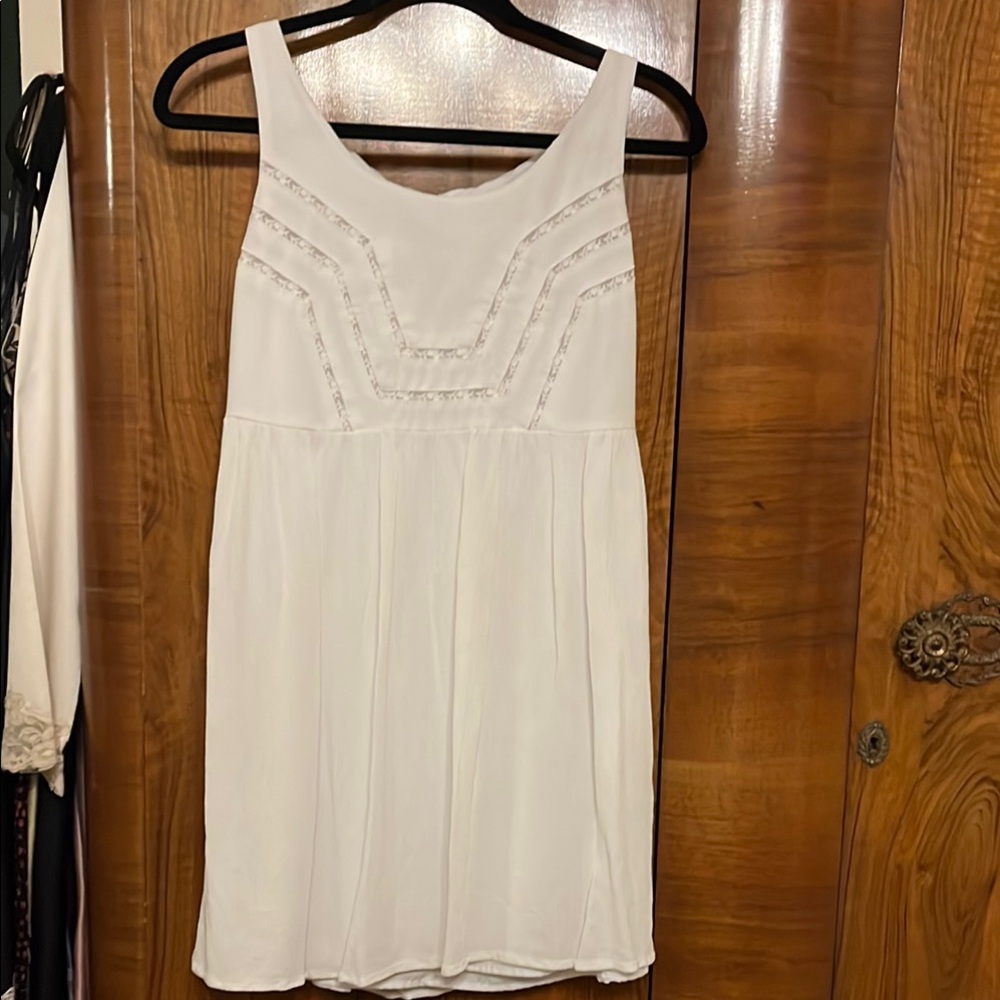 Princess Vera Wang White Mini Sleeveless Dress Size 5